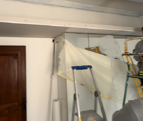 chantier travaux placo agencement plâtrerie cloison sèche